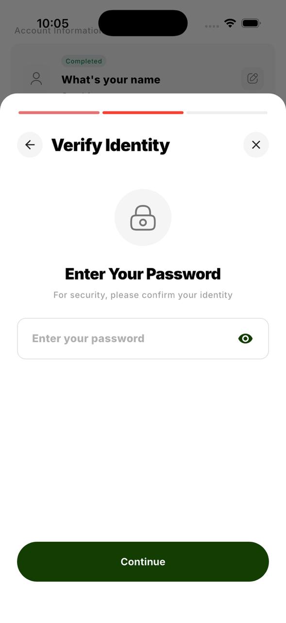 Enter password