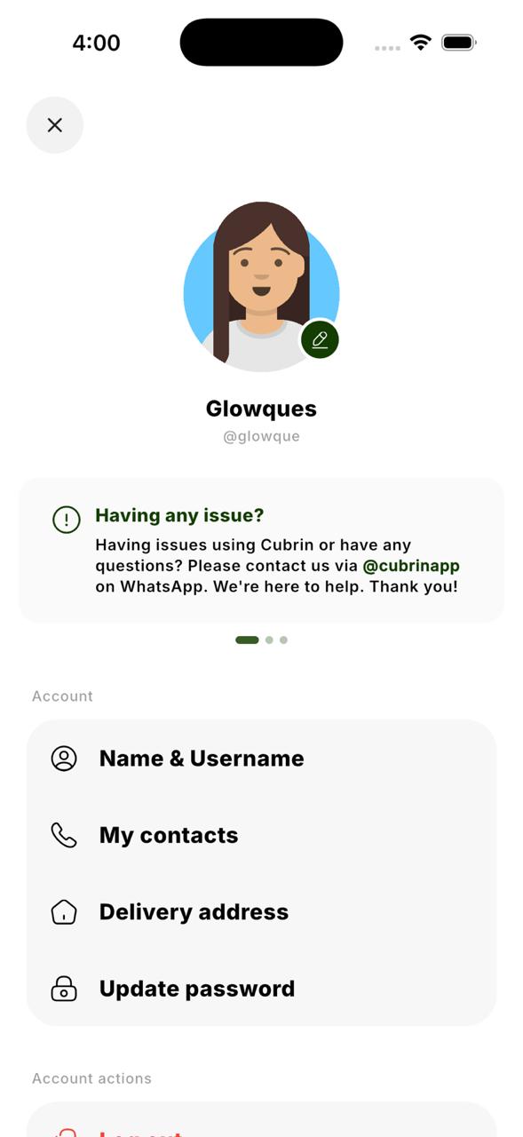 Cubrin Orders